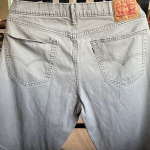 Levi's Light Gray Denim Pants